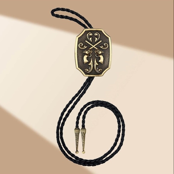 Other - Bolo Tie for Men Western Cowboy Cowgirl Vintage Native American Cross Bolo Tie